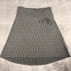 The North Face Cypress Skirt Womens M Flash Dry Knee Length Hi/Lo Green Ruched